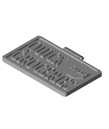 FHW_ Name Tag for Brian O'Halloran by The Free Heathen Workshop full viewable 3d model