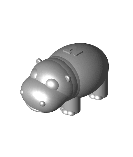 Hippo (NT Animals) 3d model