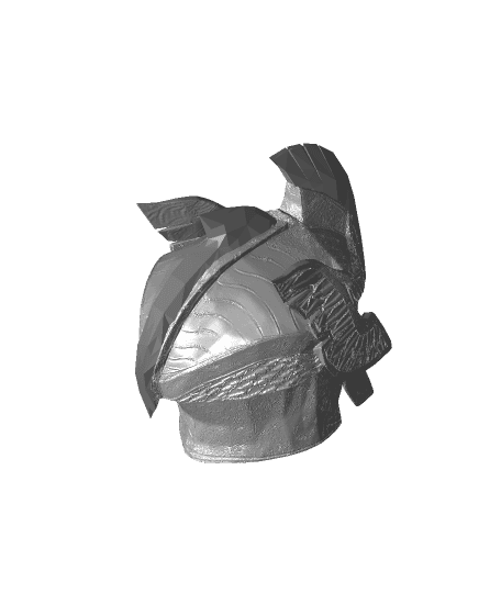 Glass Helmet - Skyrim by lutemoth full viewable 3d model