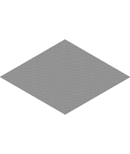 Canvas mesh 3 holes per cm, 7 holes per inch 3d model