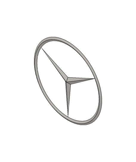 Mercedes Logo.SLDPRT by Sachin Kumar full viewable 3d model