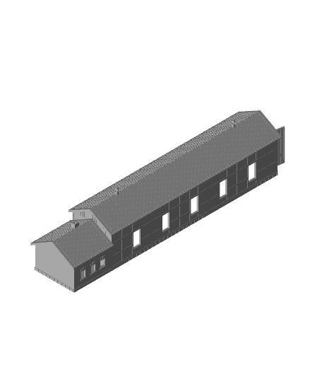 MiniRailway Small Depot 3d model
