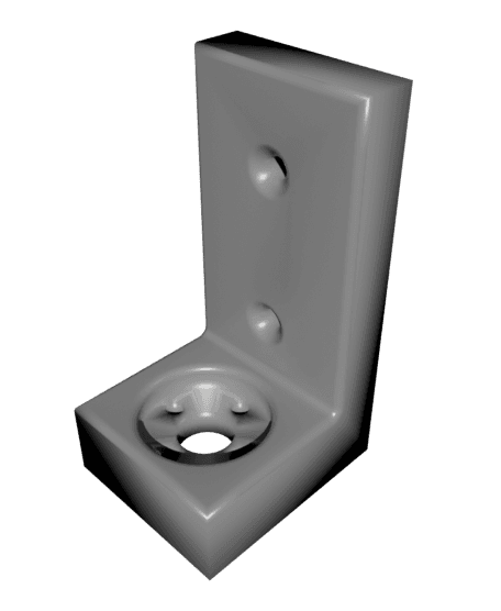 T8 LEAD SCREW 90 DEGREE BRACKET.stl 3d model