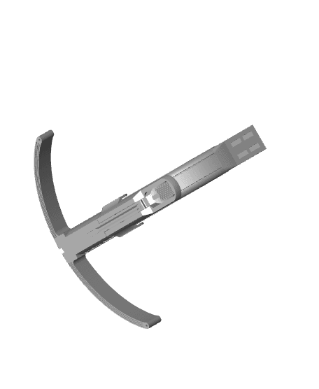 CROSSBOW TOY PRINT IN PLACE - MULTI BLADE SYSTEM 3d model