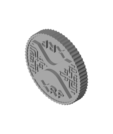XRP Coin 3d model