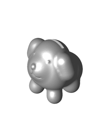 Piggy bank - "Doggy" - Balloon style by mhvant full viewable 3d model