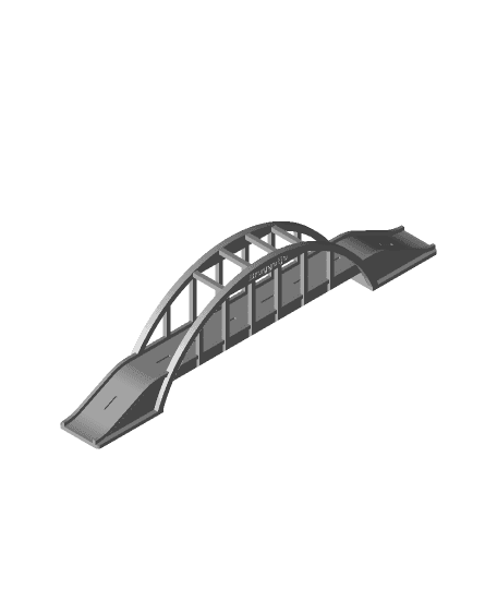 "Bruggetje" - Bridging & Overhang test by one-armed-t-rex full viewable 3d model