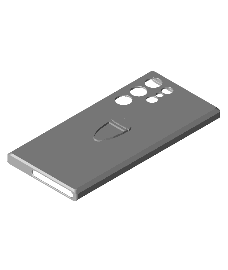 S22 Ultra with stand case 3d model