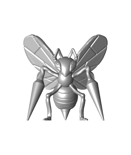 Beedrill - Pokemon - Fan Art 3d model