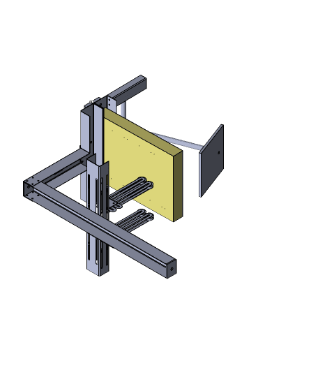 screen printing in rotary applications.SLDPRT 3d model