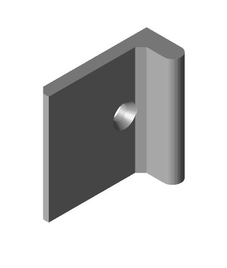 Sliding Shower Door Lower Guide 3d model