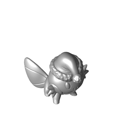 Mudkip Xmas - Pokemon - Fan Art 3d model