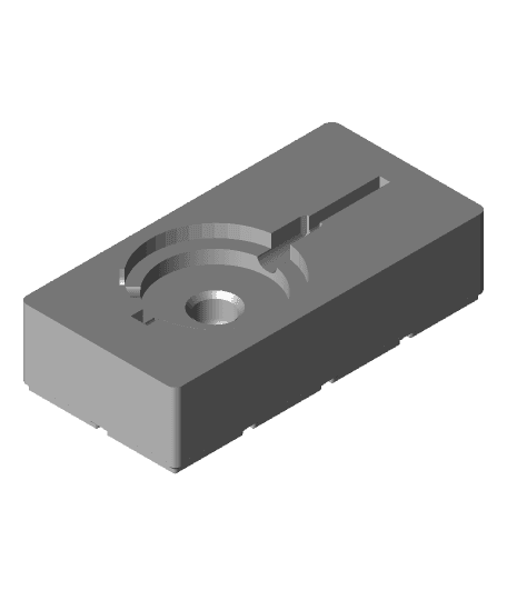 Gridfinity Dial Indicator Holder by johnrowleyster full viewable 3d model