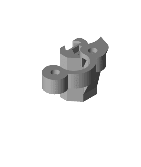 Skelestruder BLTouch rack by ressu full viewable 3d model