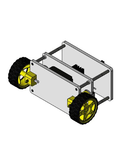 Mini Balance Robot V2 3d model