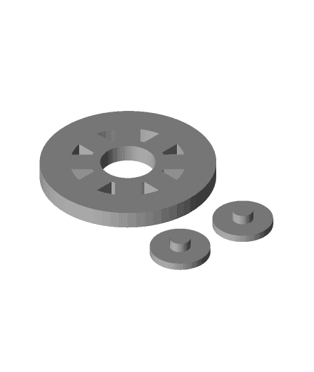 fidget spinner using 608 bearings  3d model