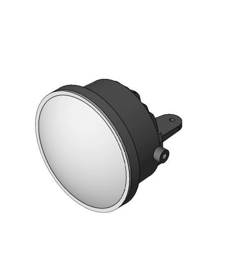 4 Inch Round LED Foglights 3d model