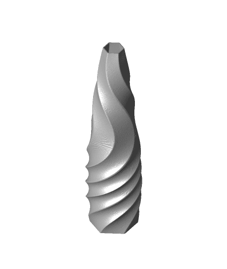 Slim Twist Vase by 3dprintbunny full viewable 3d model