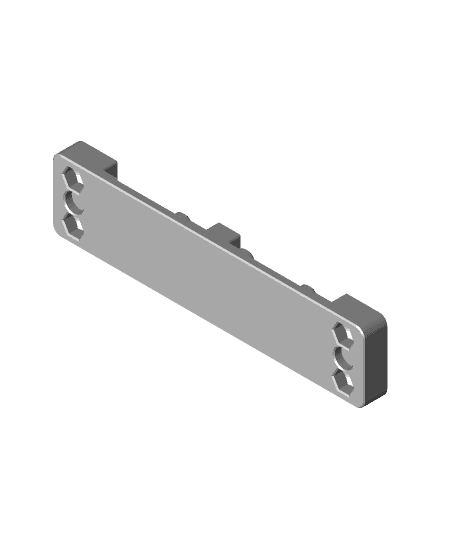 Magnetic Bottom Plate for Adjustable Spool Holder 3d model