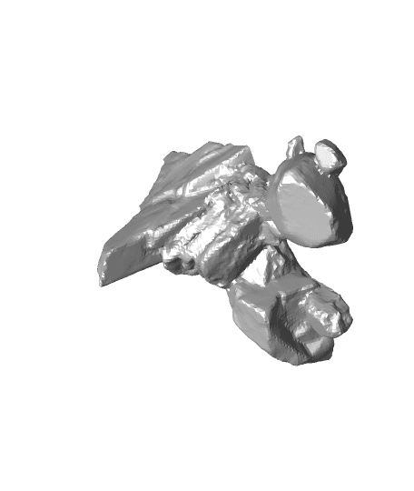 Boulders for Gloomhaven - Sculpted (1, 2, 3 Hex) 3d model