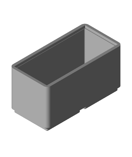 Gridfinity Razor Blade Disposal Box 3d model