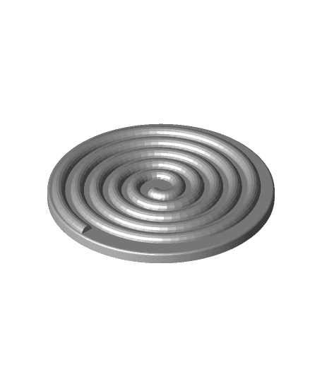 Spiral base coffee press 3d model