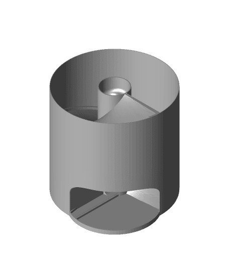 Hextraction Tile Hopper Dispenser with Ball Storage 3d model