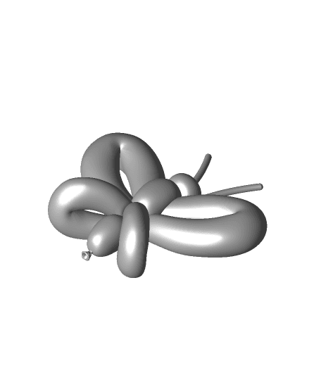 Balloon Butterfly 3d model