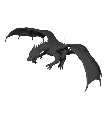 Red_Dragon_Wyrmling_Flying_Updated.blend 3d model