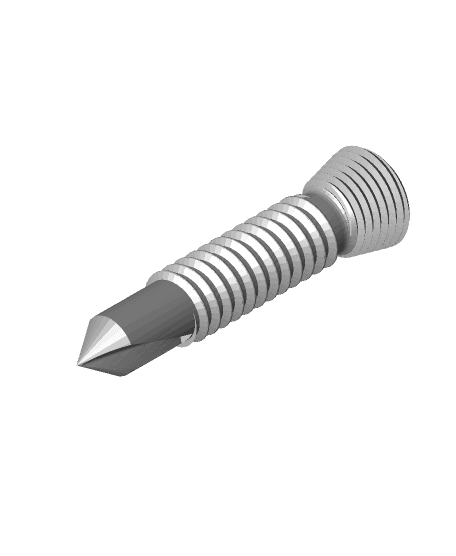 self drilling locking screw synthes small frag style 3d model