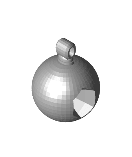 Christmas ornament 2019 ball punch out 5 small.stl 3d model