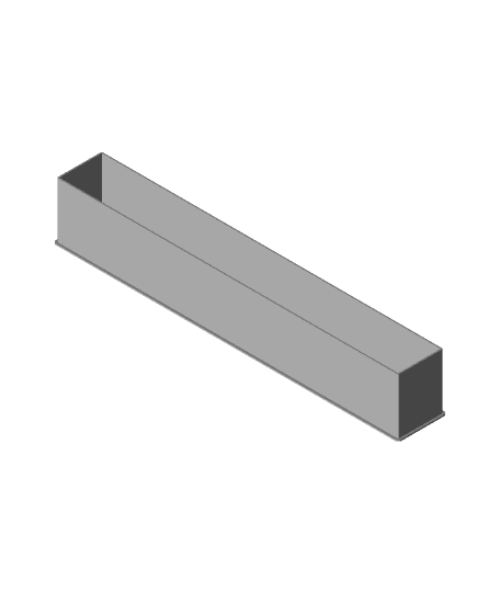 LOWER ONE EIGHTH BLOCK, nestable box (v1) by PPAC full viewable 3d model