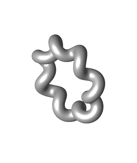 Spiral ornament (multi color/ single color) 3d model