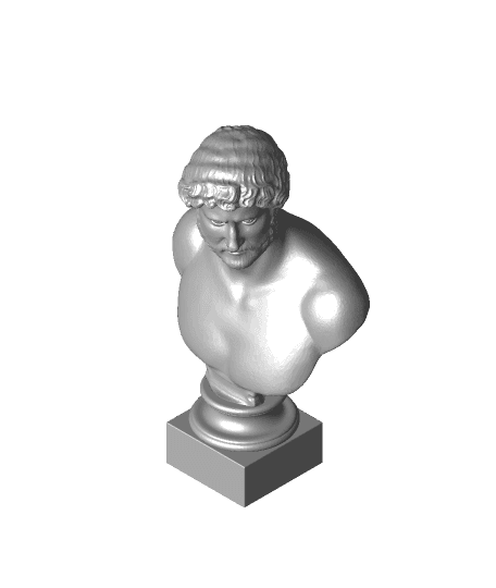 Bust of Hadrian -- Busto di Adriano -- Publius Aelius Hadrianus by vincenzonp full viewable 3d model