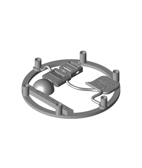 #3DPNSpeakerCover Bass Bot 3d model