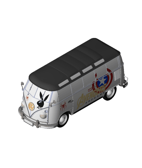 Avengers van by Roboninja full viewable 3d model