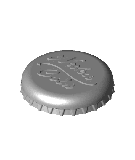 Nuka Cola Bottle Cap (#Thangs100k) 3d model