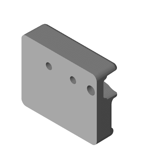 Torque wrench mount for pegboard 1" spaced 3d model