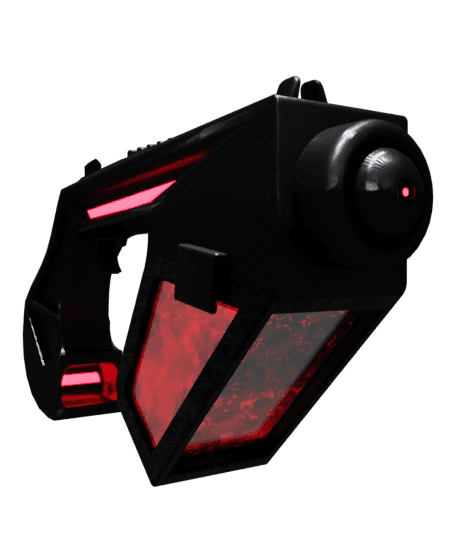 Steampunk laser pistol for Print or asset 3d model