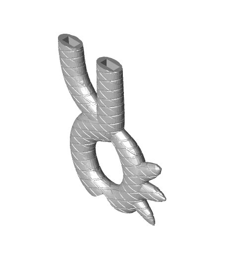 Meliodas' dragon handle (broken sword) 3d model