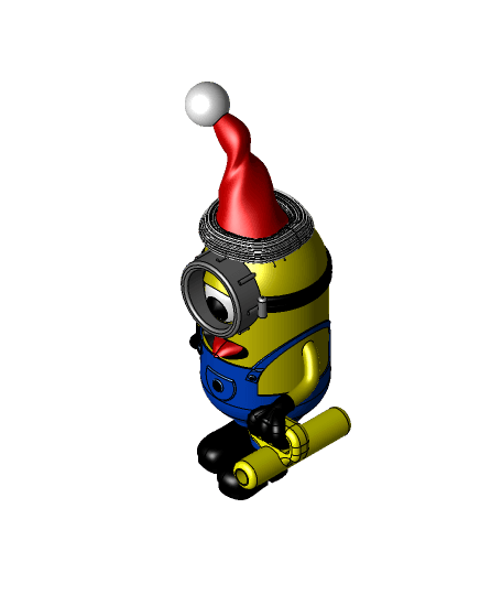 Christmas Minion  3d model