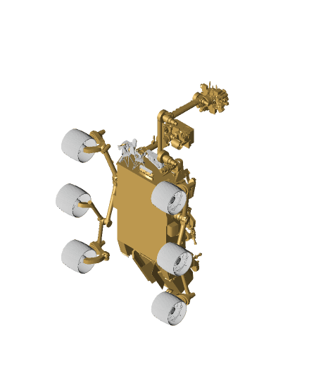 Mars Curiosity Rover.glb 3d model