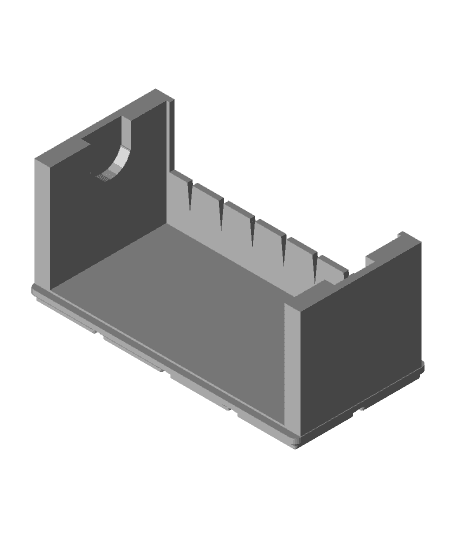 Gridfinity Simple Project Wire Holder 3d model