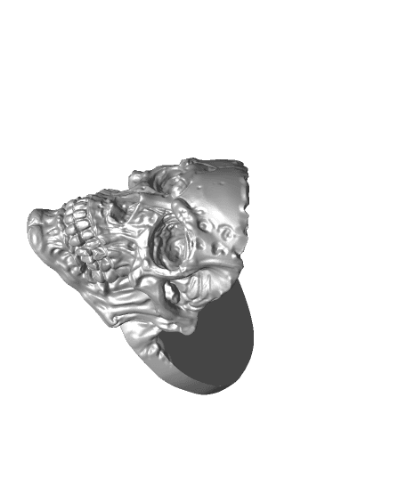 Skull Mug Holder - Decoration 3d model