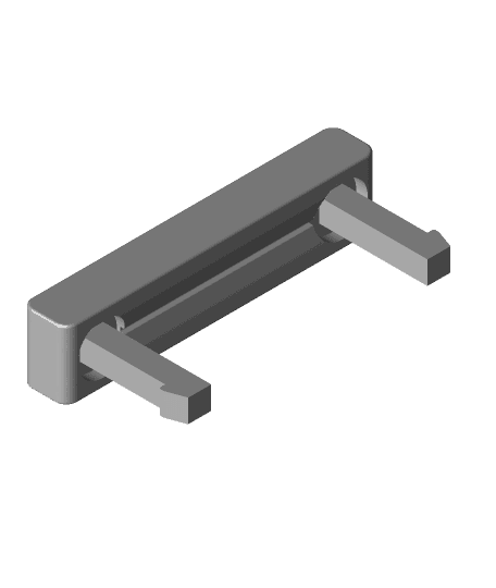 Remix of Pill cutter by MacuBo (for ~1.5" scraper razor blades) 3d model