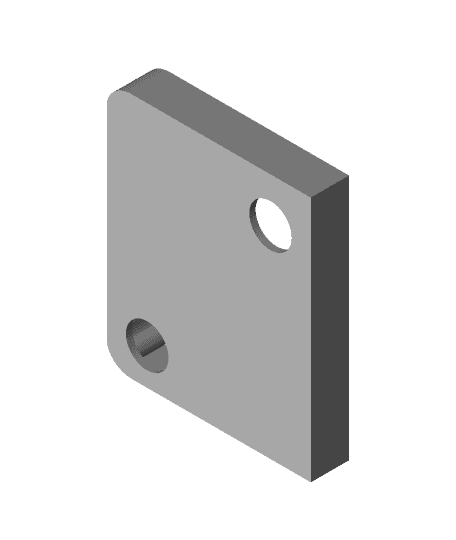 Magnetic Hidden Storage Shelf 3d model