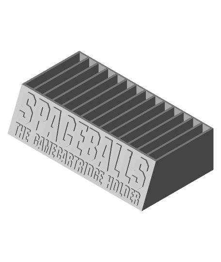 Spaceballs - The Gamecartridge Holder 3d model