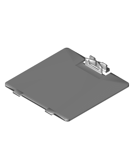 Mi scale 2 battery cover 3d model