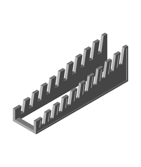 Simple Coin Rack  by ThinAir3D full viewable 3d model