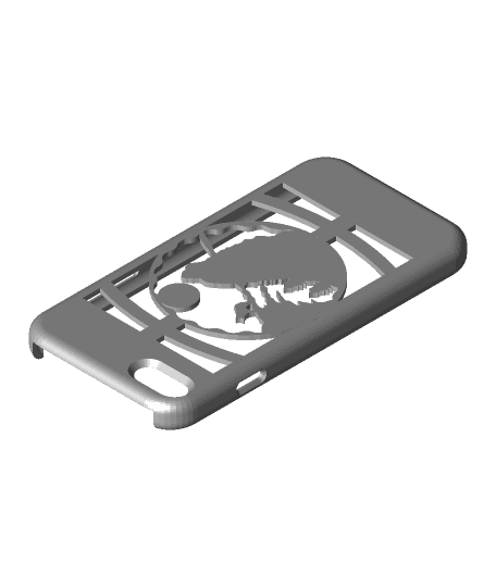 Wolf iPhone 8 Case.stl 3d model